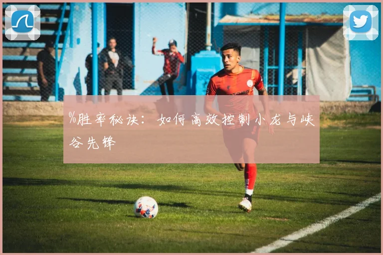 %胜率秘诀：如何高效控制小龙与峡谷先锋